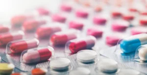 pills in plastic packages